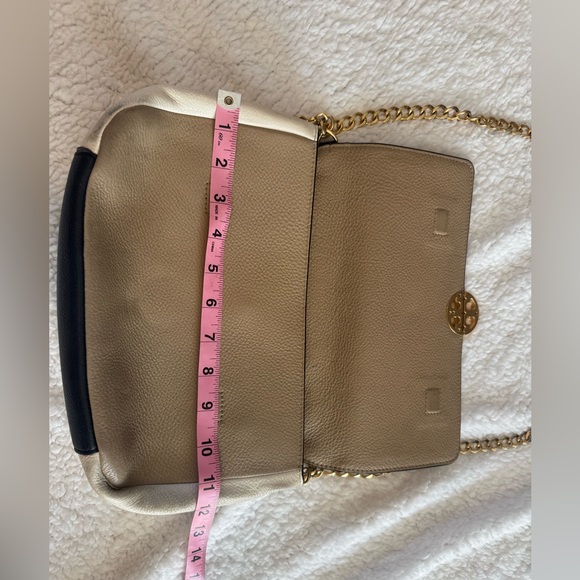 Tory Burch Chelsea Color Block Leather Crossbody - Picture 10 of 15